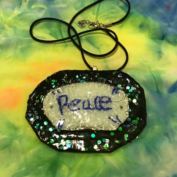 Reversible Exclusive Rare Unique Vintage One of a KInd Handmade Necklace - Picture 9 of 16